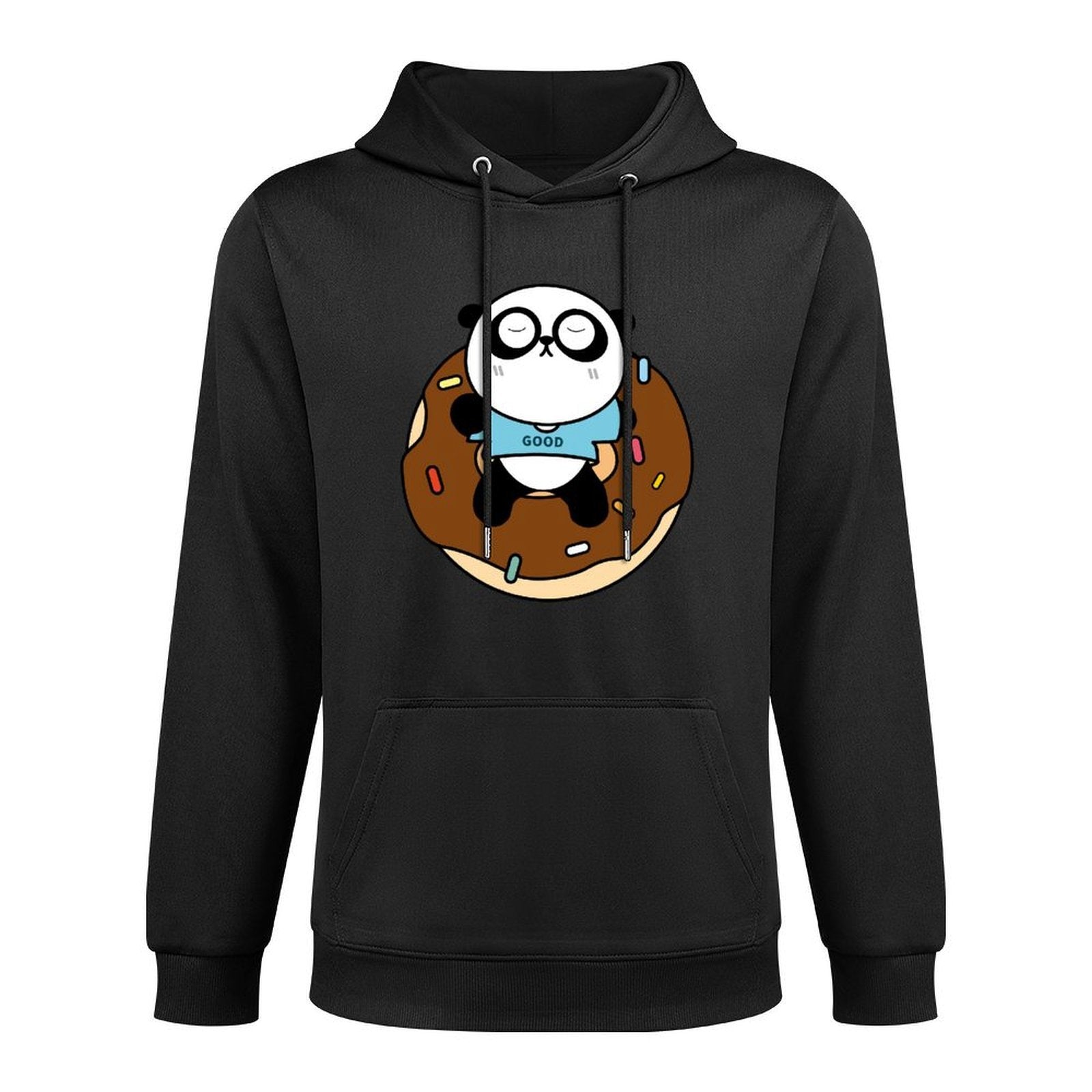 Soft Slim Fit Front Graphic Hoodies